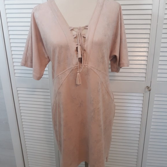 Uncle Frank vegan suede boho dress small *C5 - Picture 4 of 7